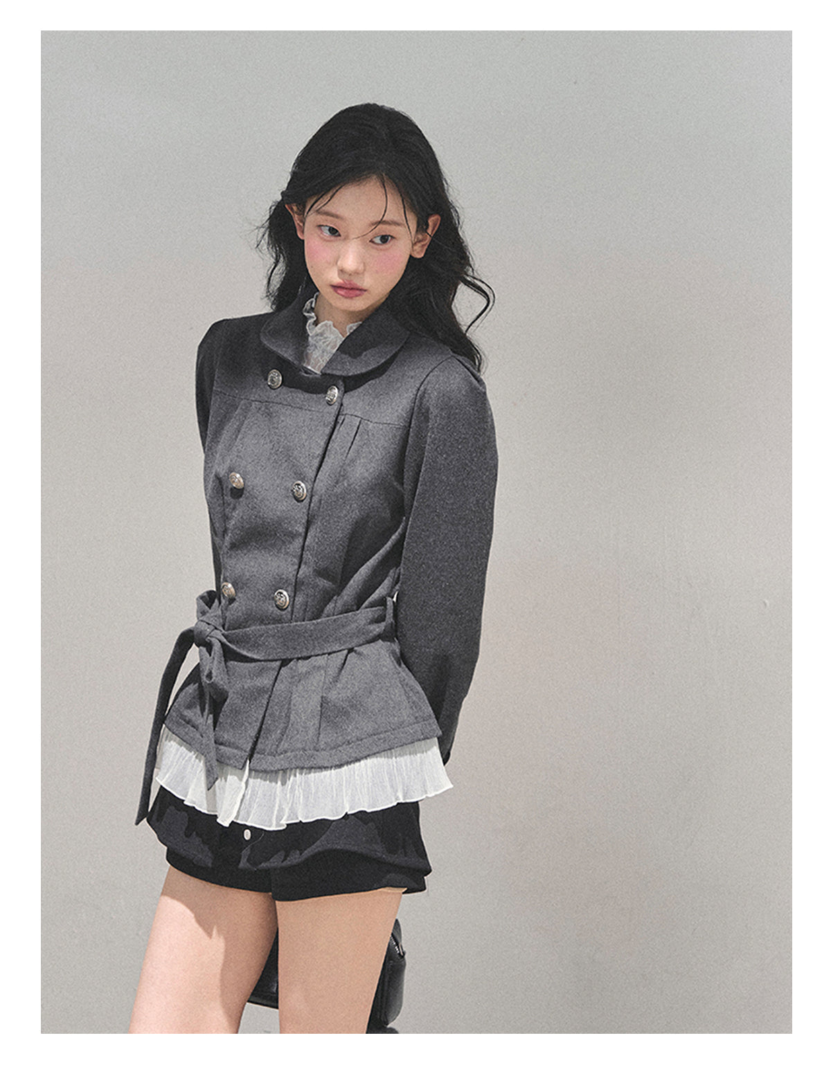 ShaoYeYan Aomalm Dusk's Whisper French Audrey Blazer