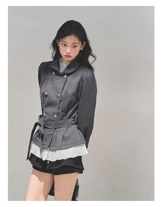 ShaoYeYan Aomalm Dusk's Whisper French Audrey Blazer