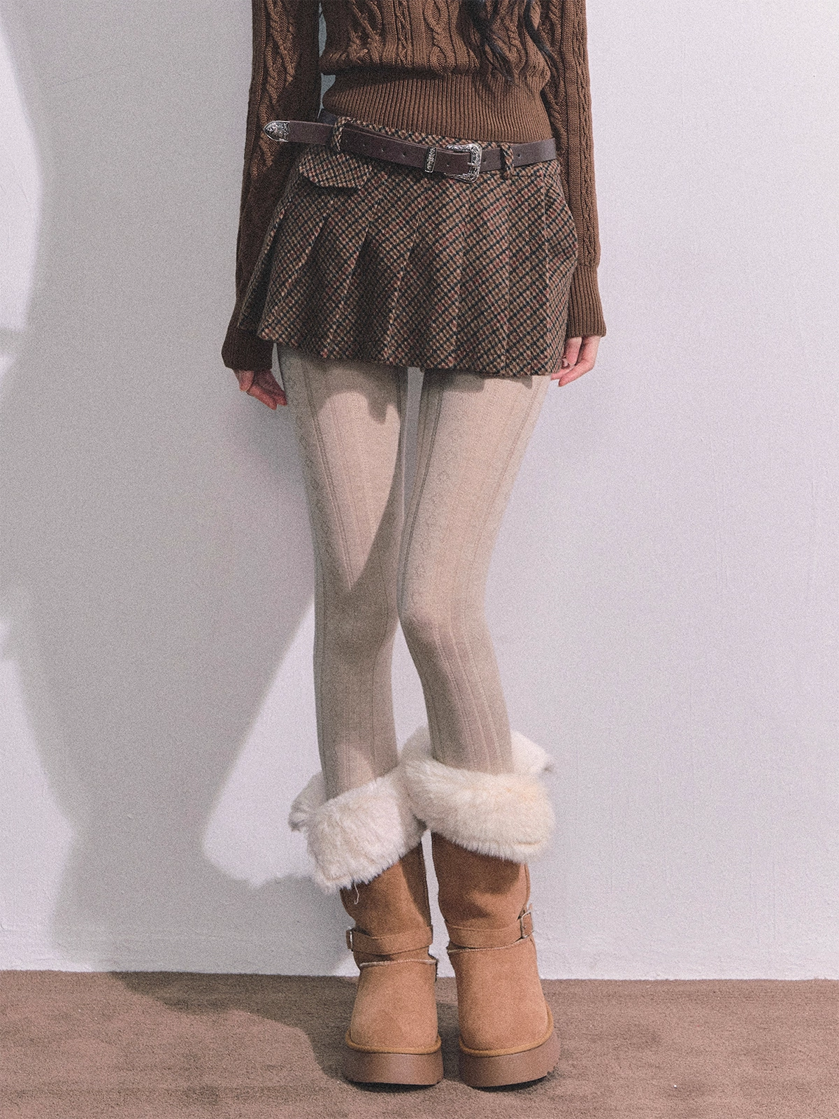 ShaoYeYan Hazelnut Warm Velvet Premium Suede Set