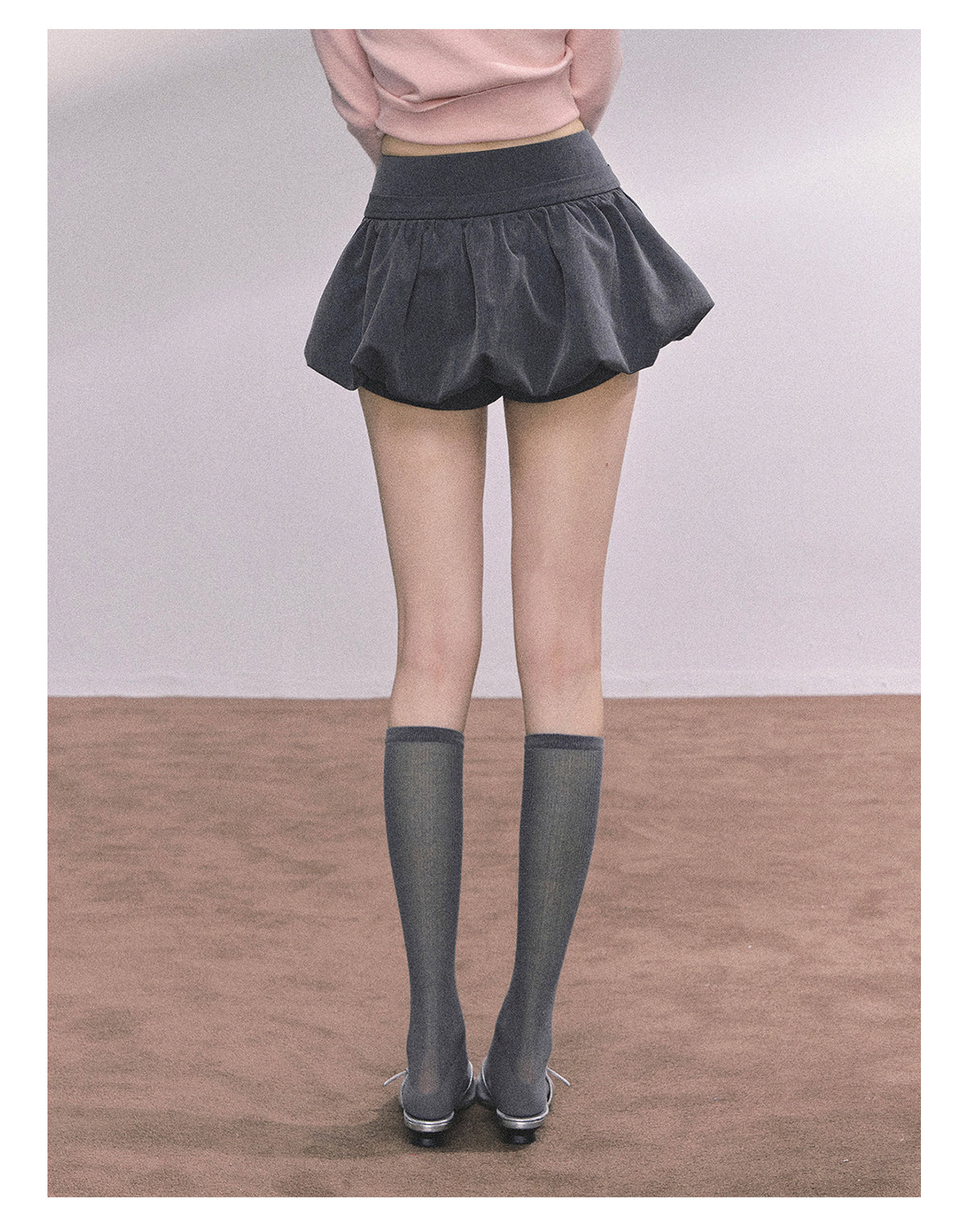 ShaoYeYan MIU Style Waltz American Slim-Fit Skirt