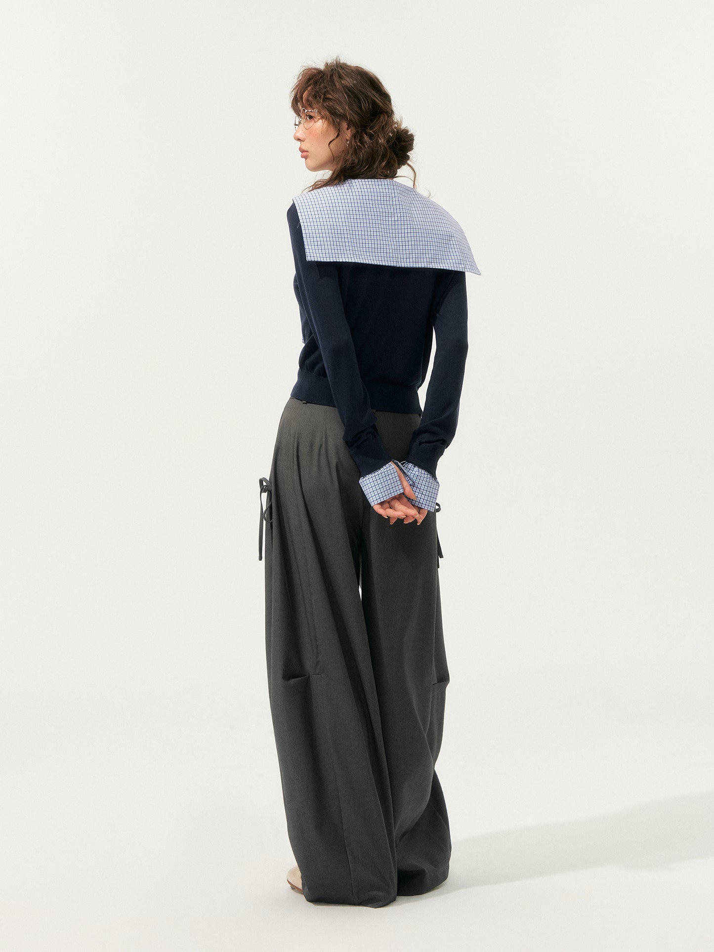 SOMESOWE Sailor Knot Detail Sweater