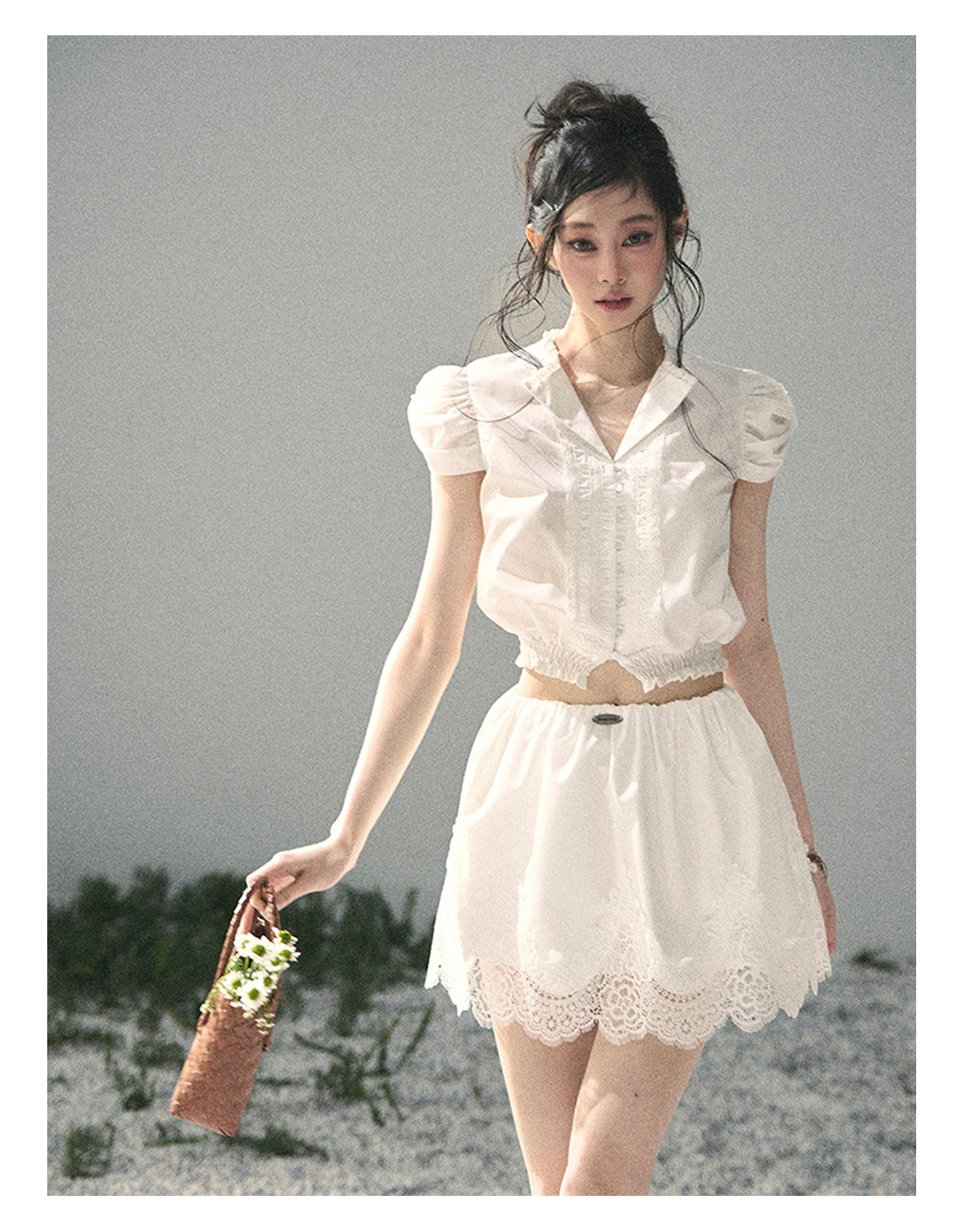 ShaoYeYan Aomalm Whisper of the Roses Early Summer Reversible Lace Set