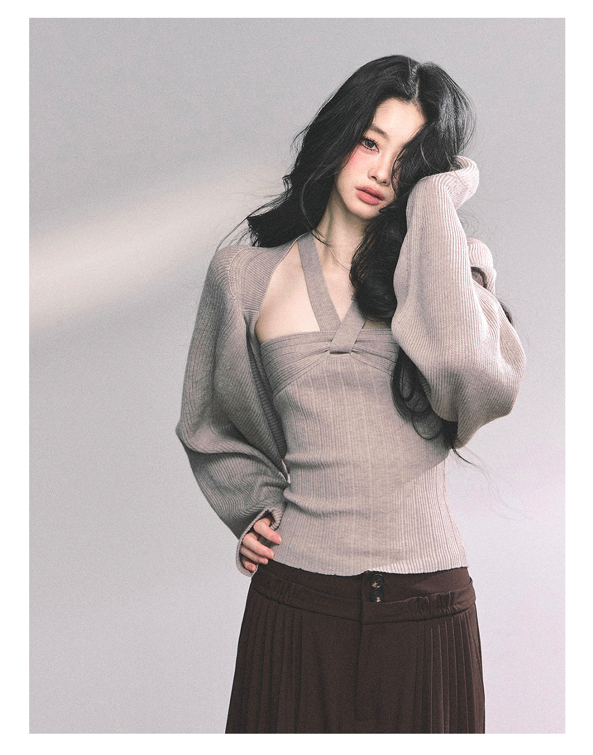 ShaoYeYan Spoiled Heiress French Knit Set