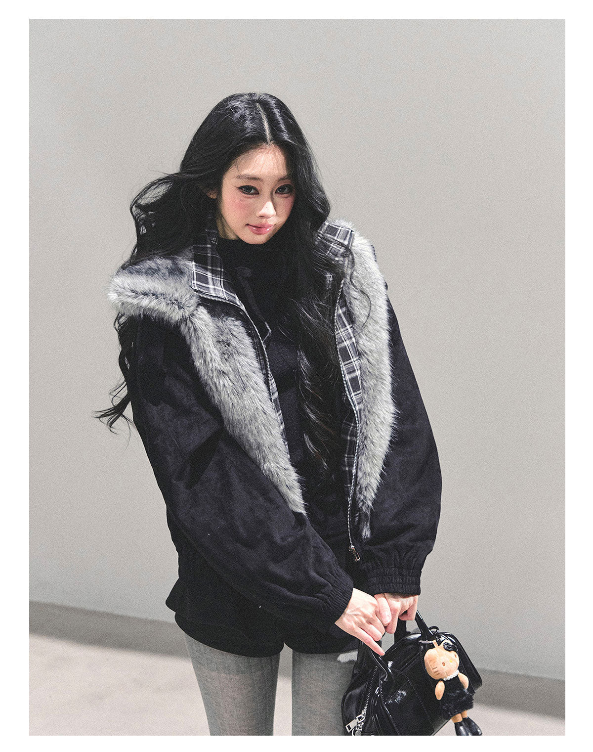 ShaoYeYan Freedom Has No End Fake Two-Layer Padded Jacket