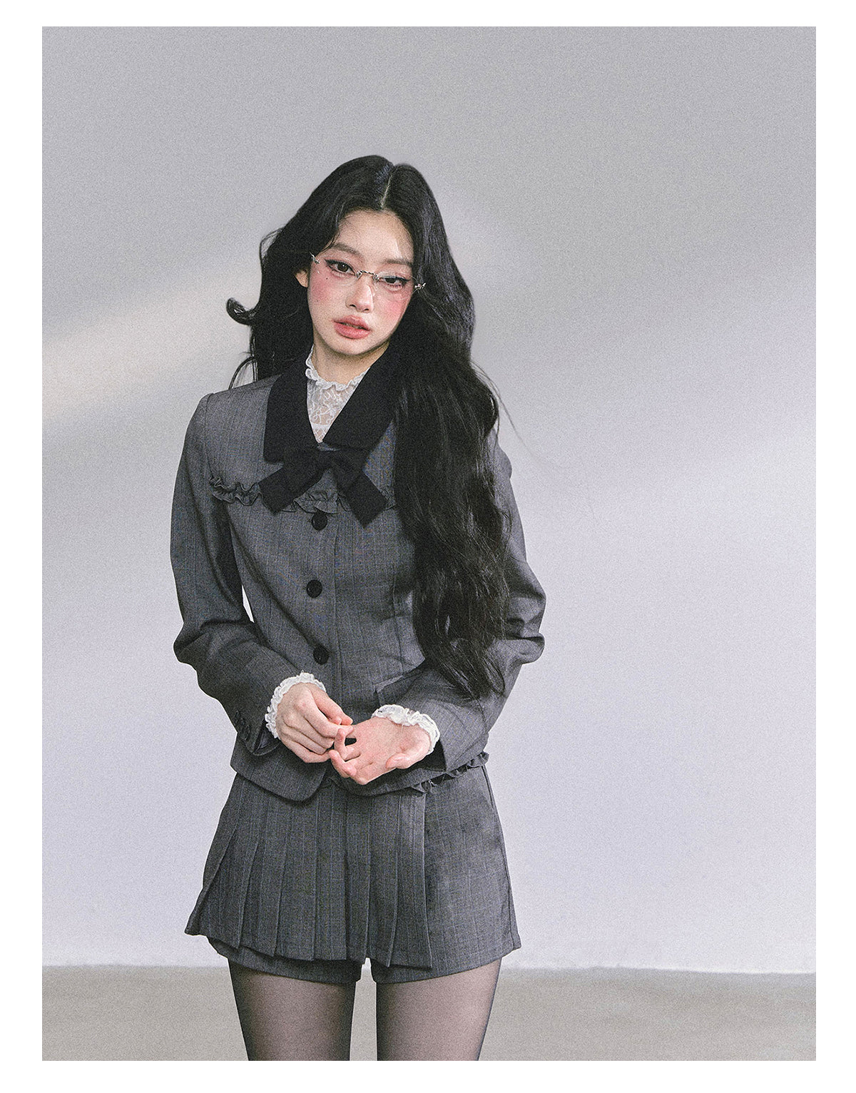 ShaoYeYan Miu-Inspired French Academy Style Two-Piece Set
