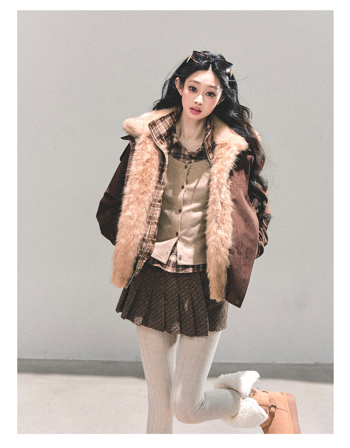 ShaoYeYan Freedom Has No End Fake Two-Layer Padded Jacket