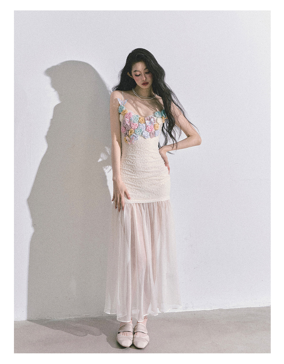 SHAOYEYAN Elegant Autumn Camisole Dress with Cardigan