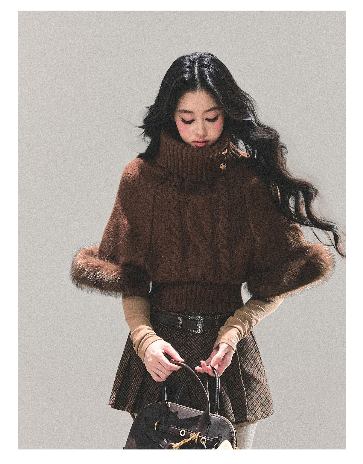 ShaoYeYan Only She Remains Awake Mohair Sweater