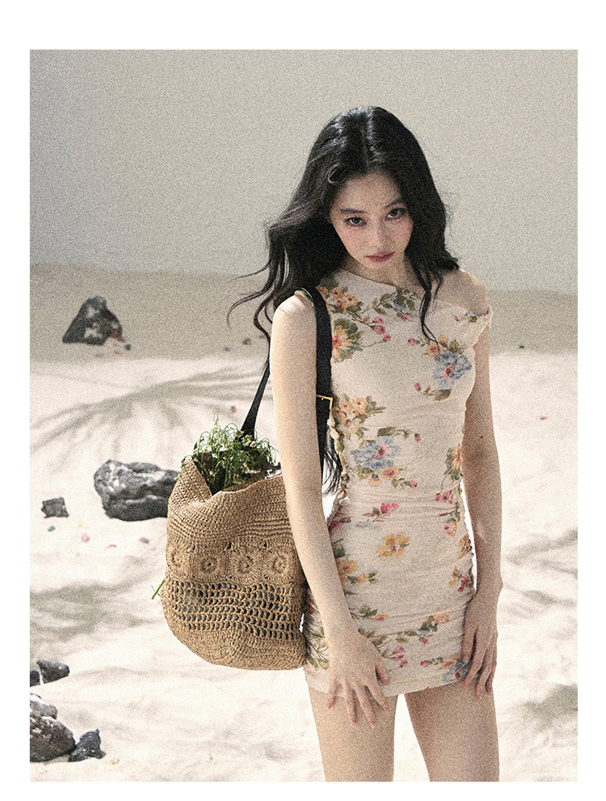 ShaoYeYan Aomalm I Await the Bloom French Elegant Dress