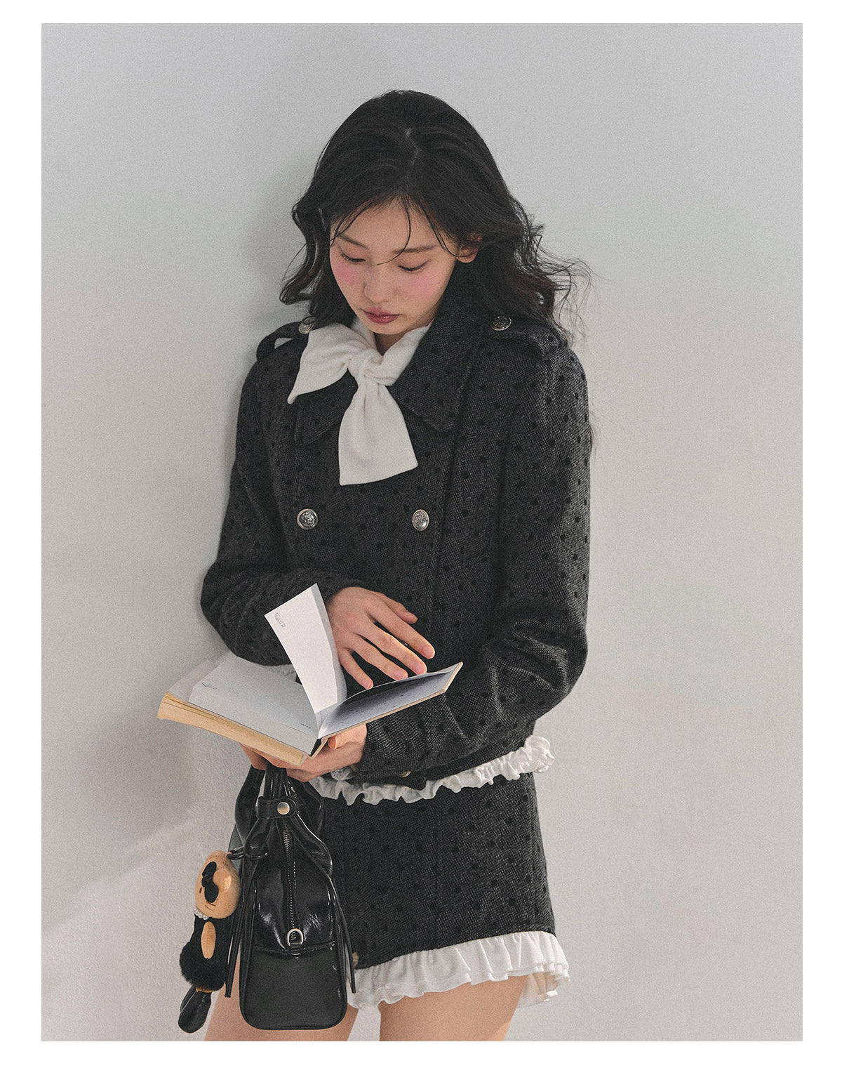 ShaoYeYan Memory Reef Wool Polka Dot Set