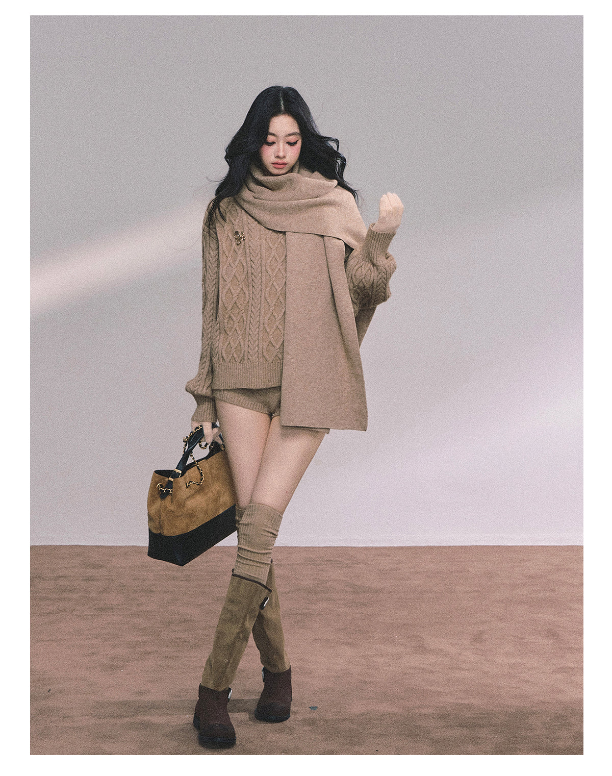 ShaoYeYan Zurich Exchange Student Korean Lazy Style Set