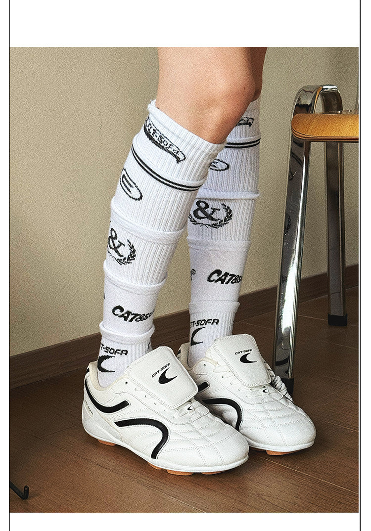 Cat&Sofa Retro Football Sneakers