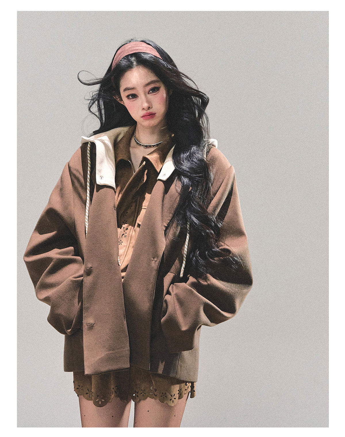 ShaoYeYan Minimalist Silhouette Fake Two-Layer Blazer