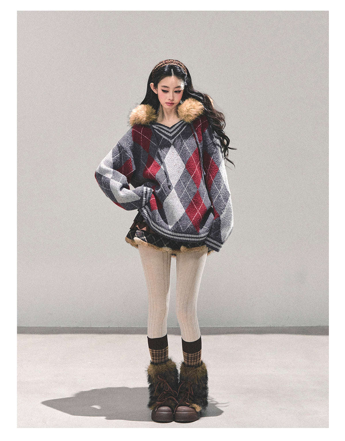 ShaoYeYan Winter Warmth American Academia Sweater