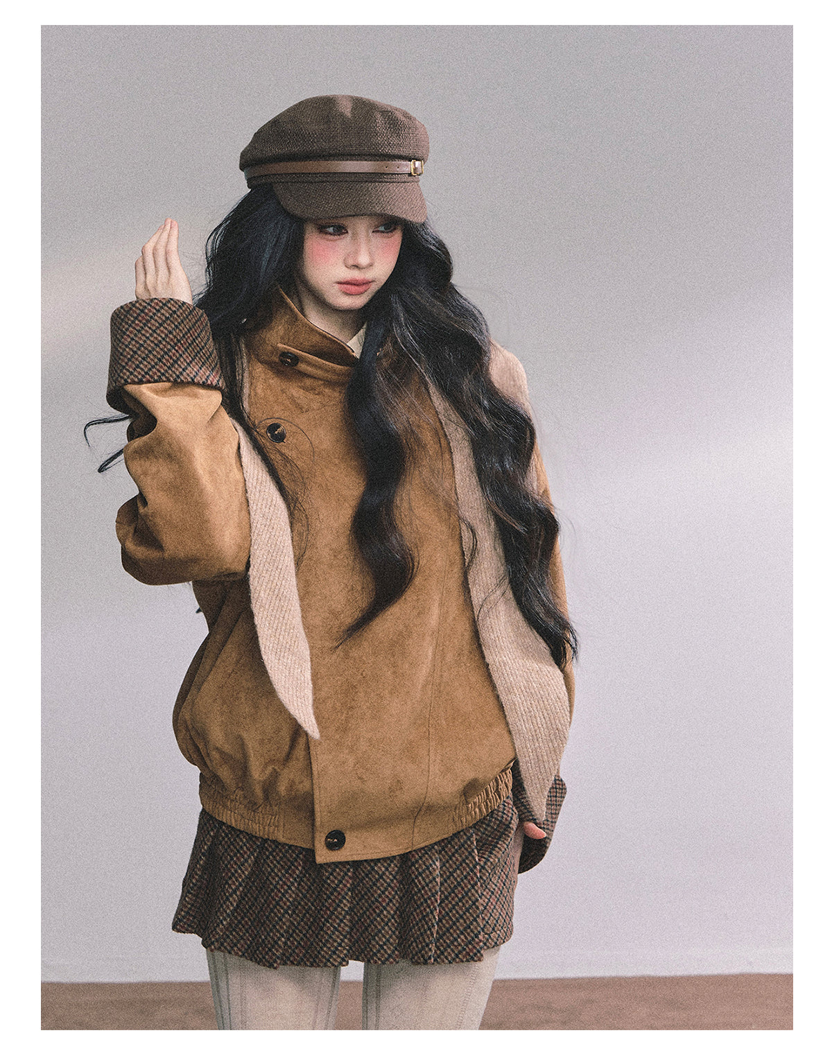 ShaoYeYan Hazelnut Warm Velvet Premium Suede Set