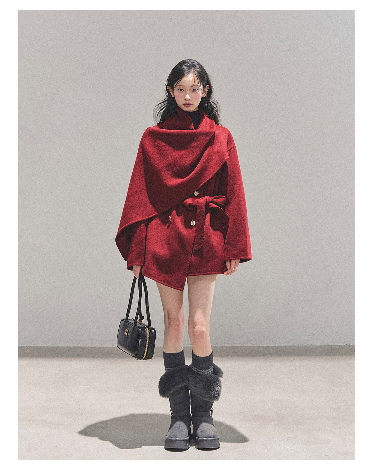 ShaoYeYan Aomalm Winter Basel Double-Faced Wool Coat