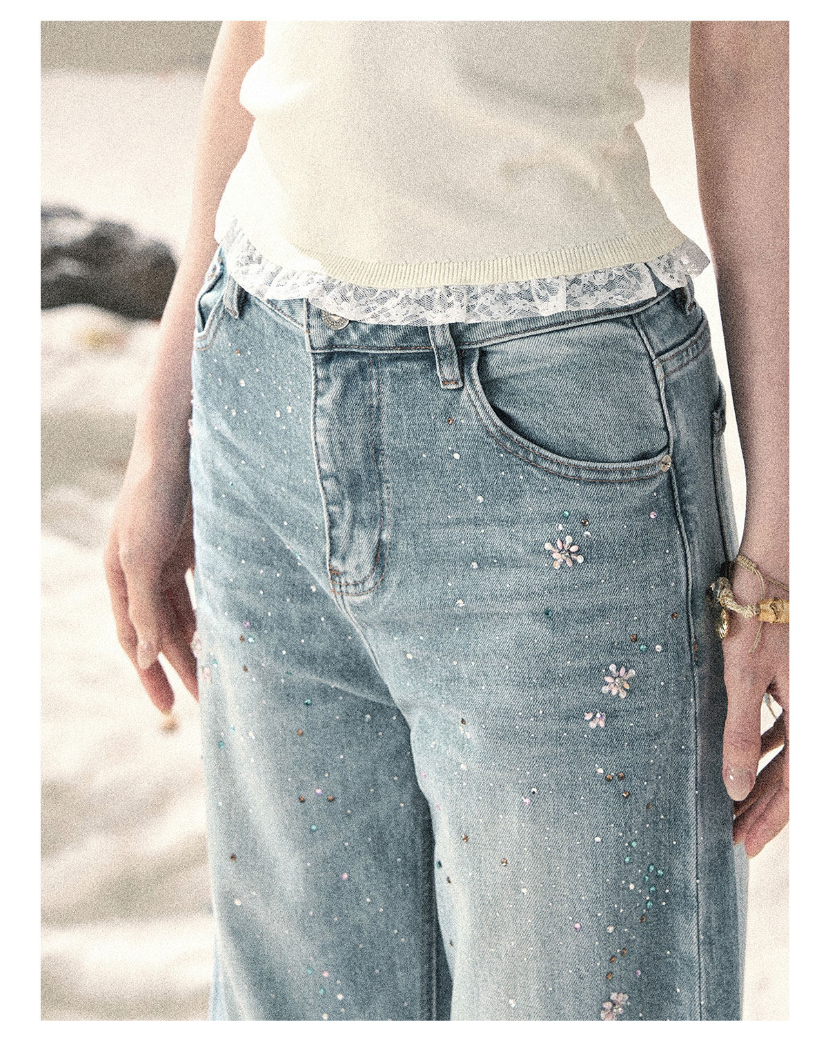 ShaoYeYan Aomalm Fragments of the Galaxy Sparkle Jeans