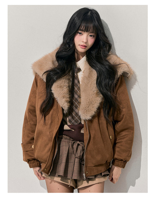 ShaoYeYan Aomalm Sunset Melts Into Sugar Maillard Padded Coat