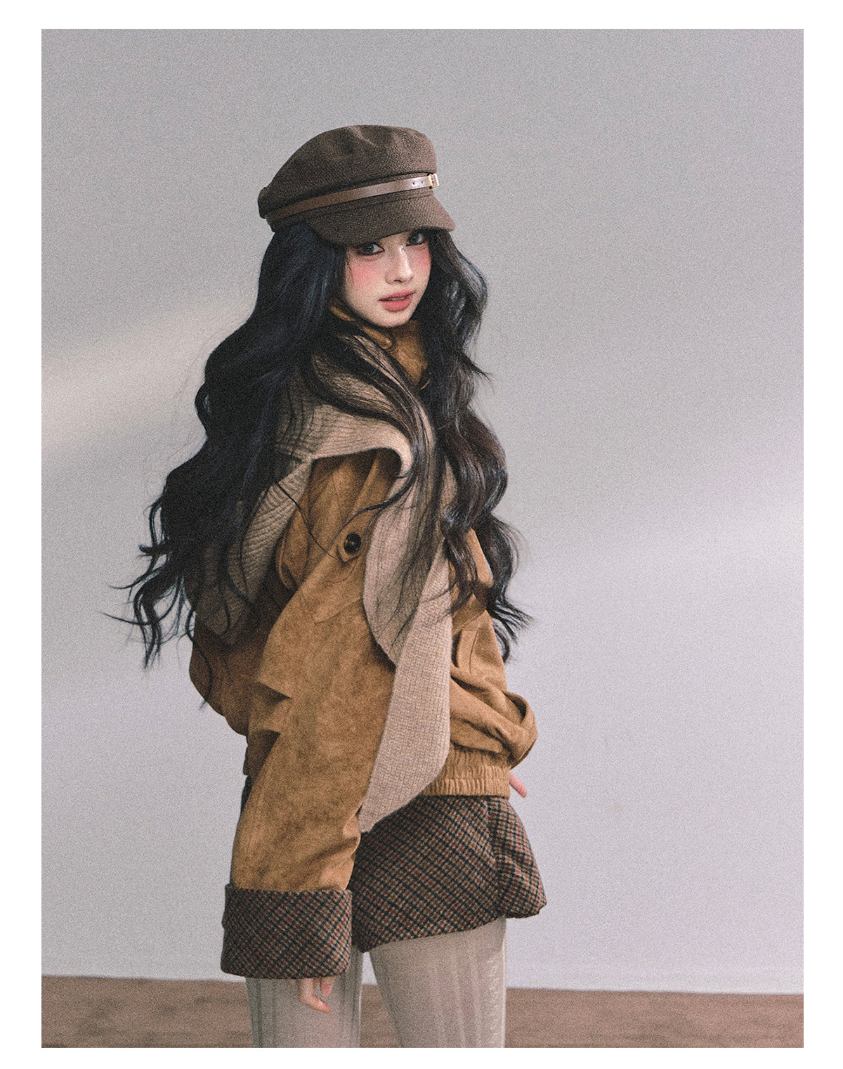 ShaoYeYan Hazelnut Warm Velvet Premium Suede Set