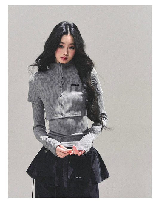 ShaoYeYan Soft Fall American Knit Set