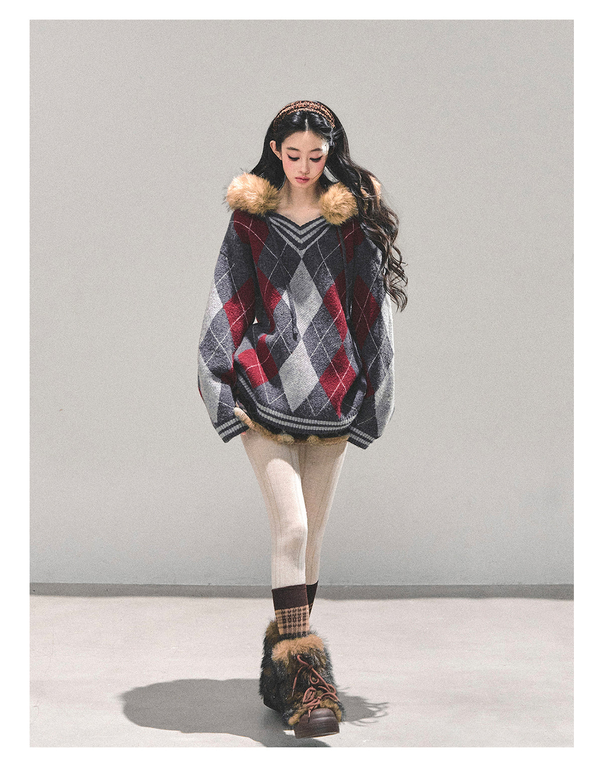 ShaoYeYan Winter Warmth American Academia Sweater