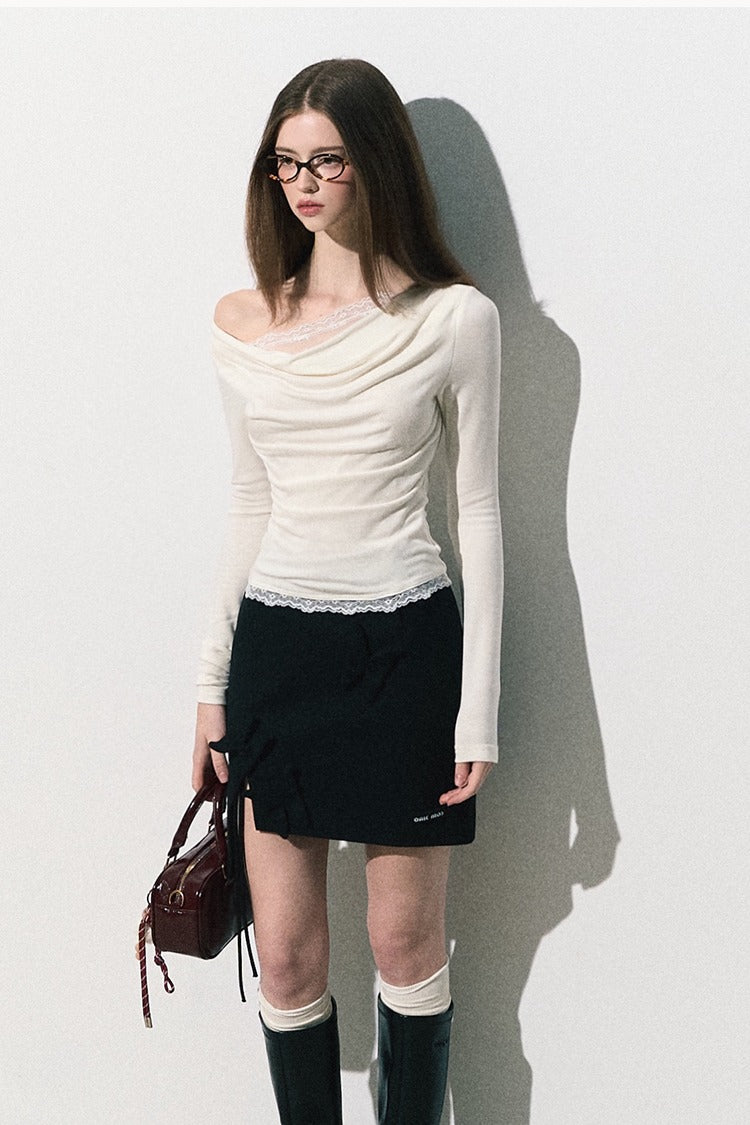 OAKMOO 'Silent Vein' Lace-Knit Camisole