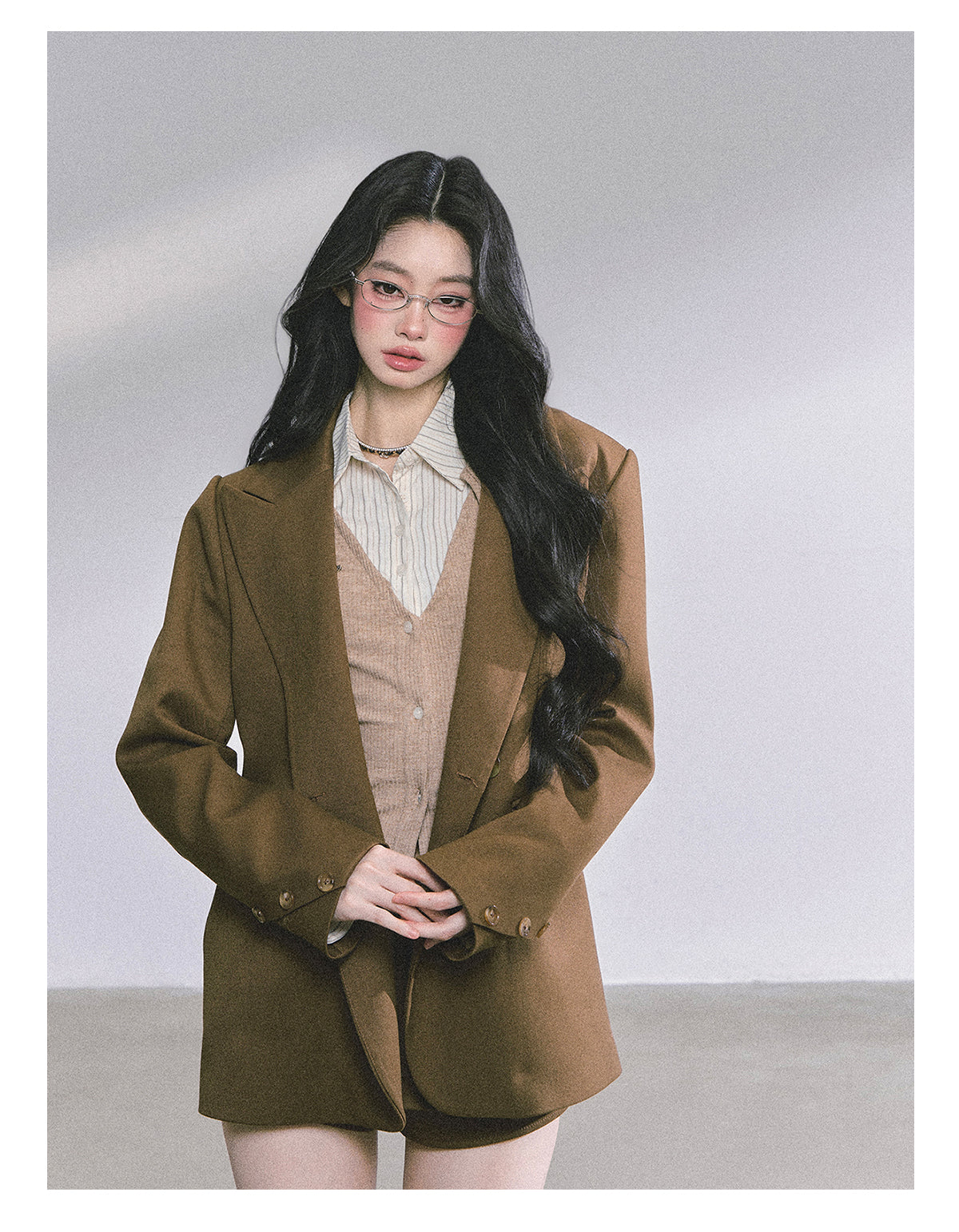 SHAOYEYAN Elegant Blazer and Skirt