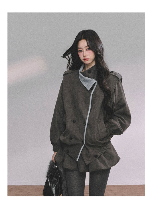 ShaoYeYan Barn Time Zone Audrey Hepburn Style Two-Piece Set