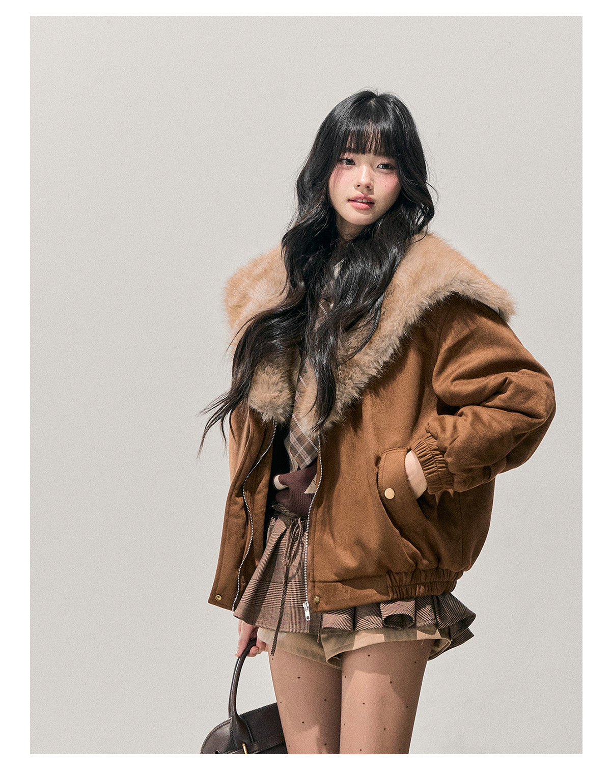 ShaoYeYan Aomalm Sunset Melts Into Sugar Maillard Padded Coat