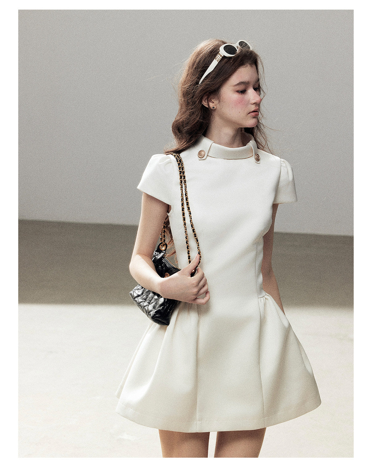 ShaoYeYan Aomalm Light Above the Clouds French Satin Dress
