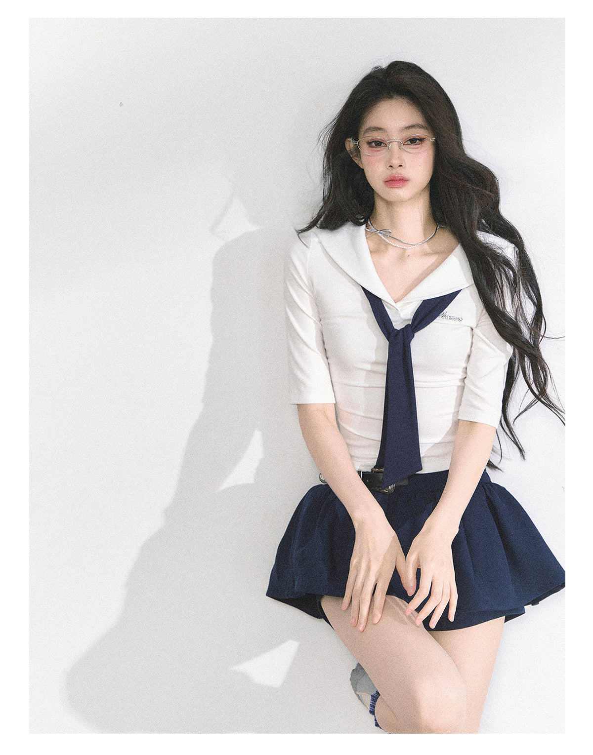 SHAOYEYAN American College Style Shirt (with non-detachable tie)
