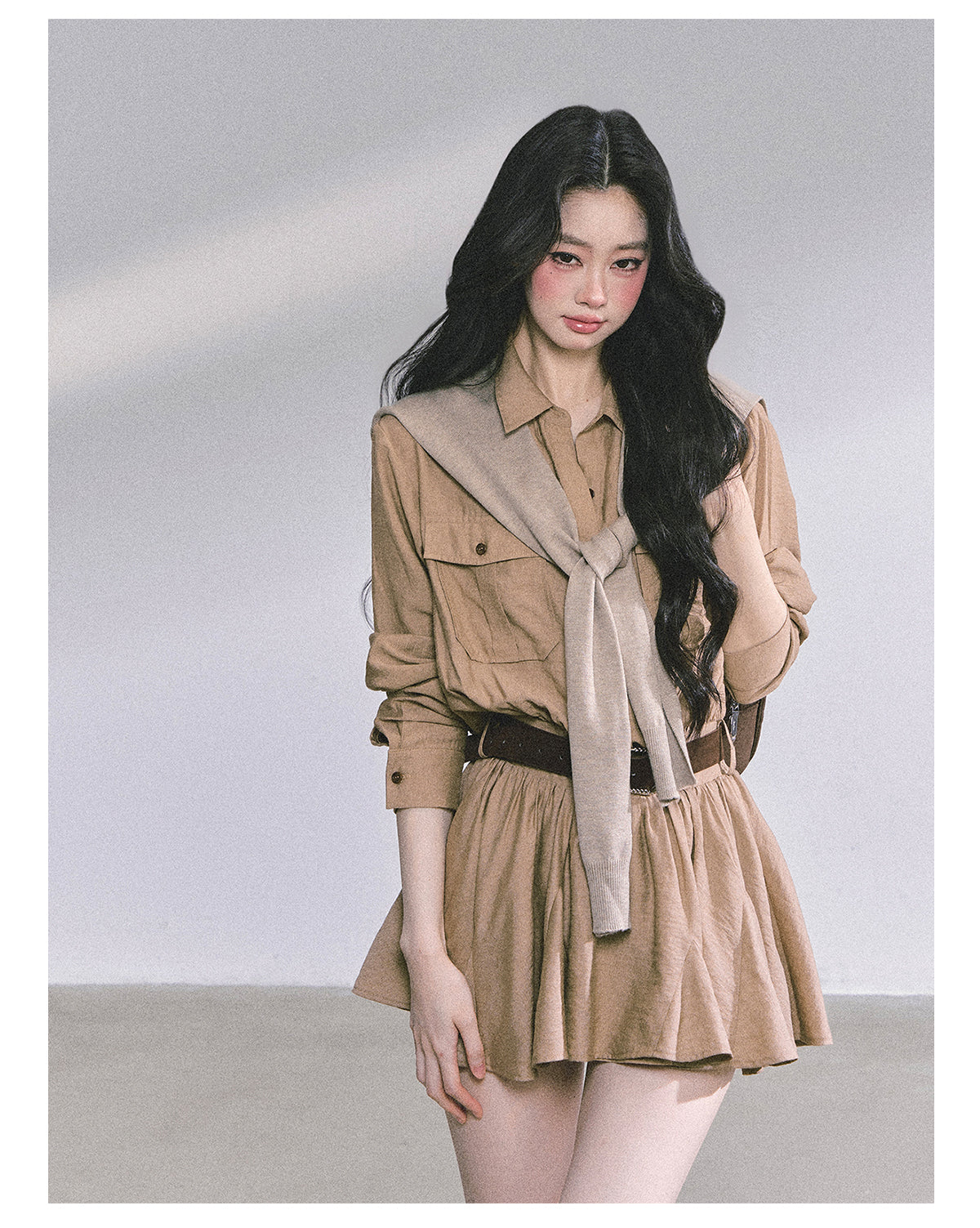 SHAOYEYAN Waist-Defining Office Dress