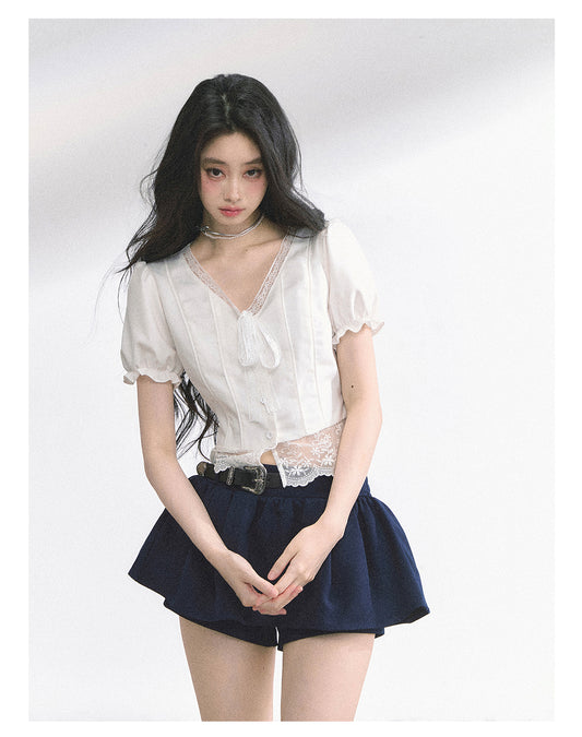 SHAOYEYAN French Lace Sun Protection Blouse