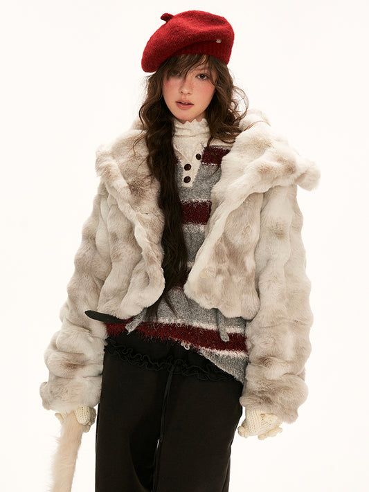 MAMC Textured Bouclé Jacket