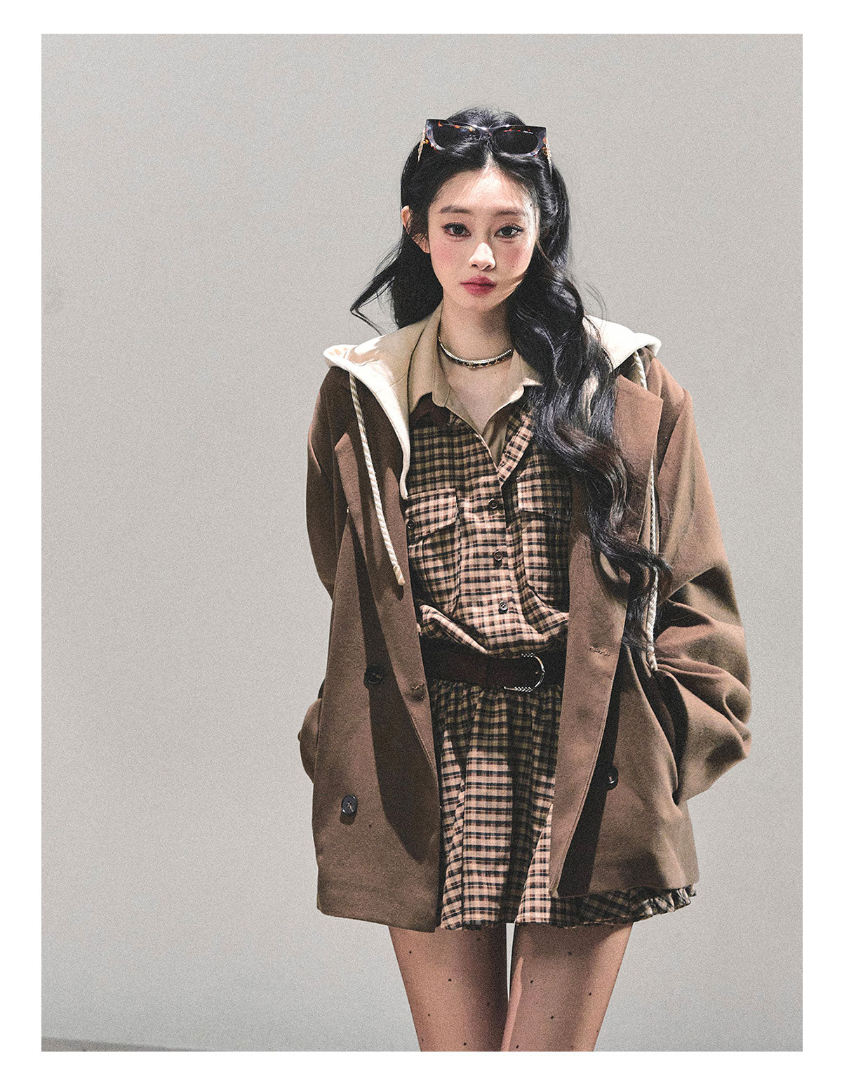 ShaoYeYan Minimalist Silhouette Fake Two-Layer Blazer