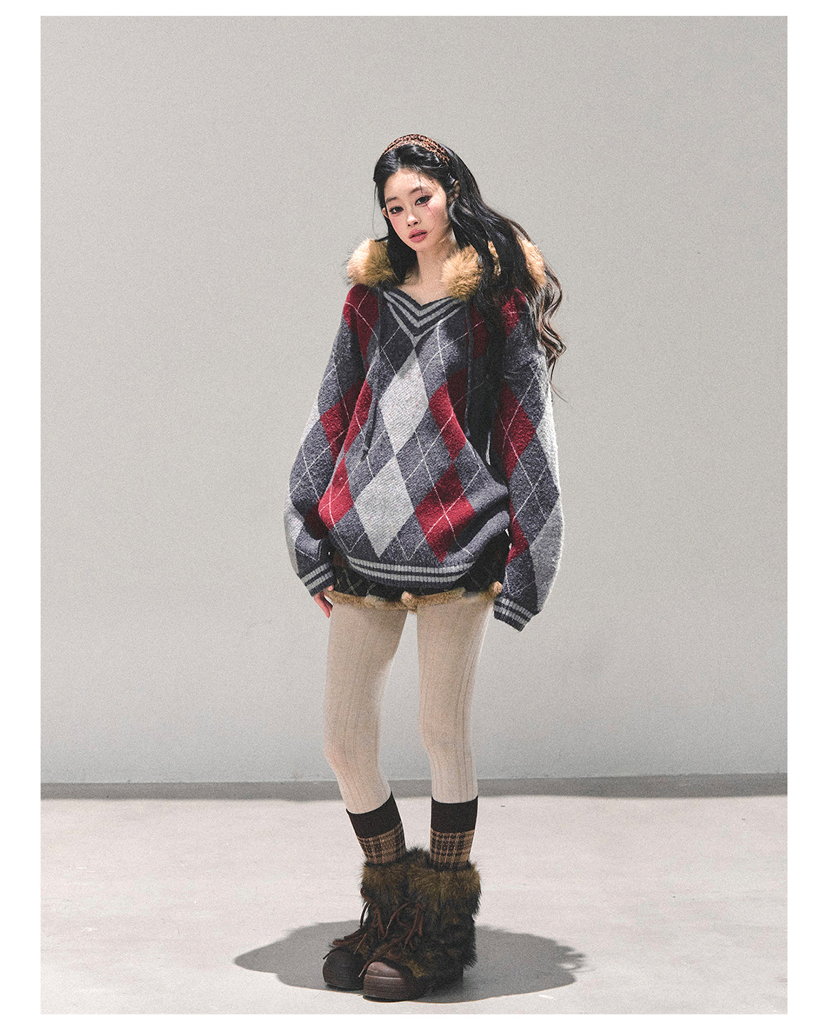 ShaoYeYan Winter Warmth American Academia Sweater