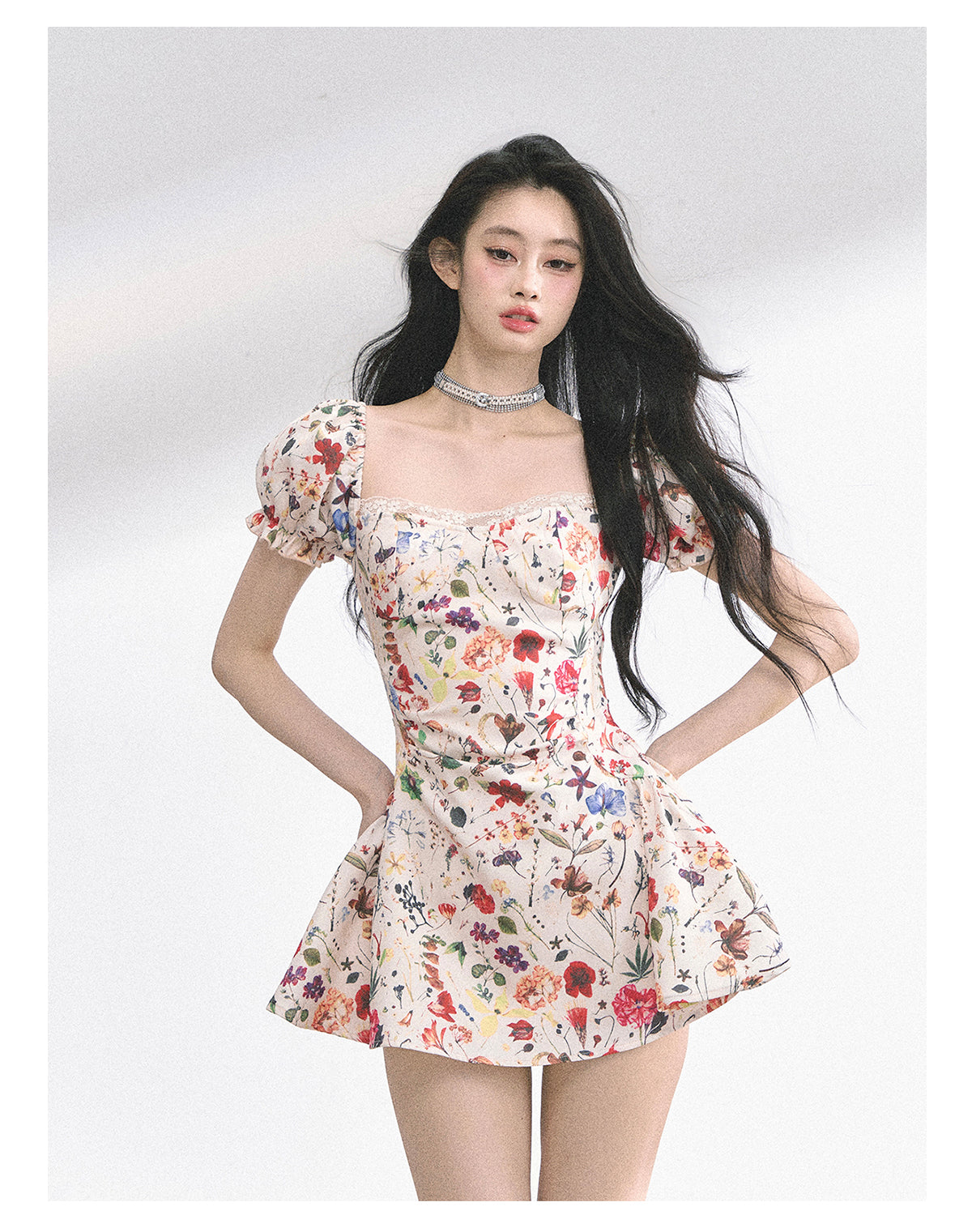 SHAOYEYAN French Floral Lace Sundress