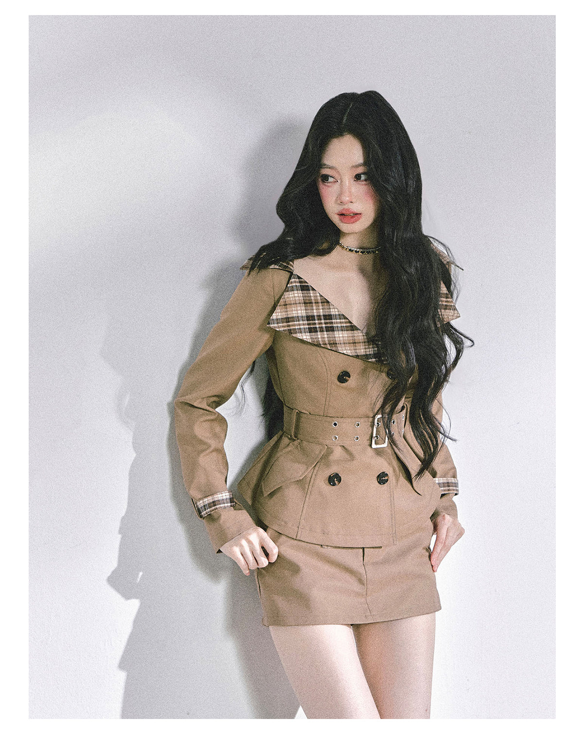 ShaoYeYan Audrey Hepburn Style Two-Piece Set