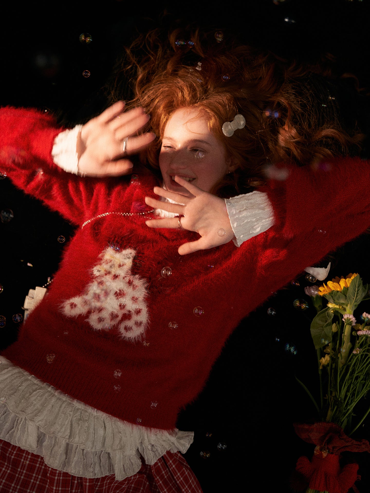 MAMC Love Pony Peter Pan Collar Sweater