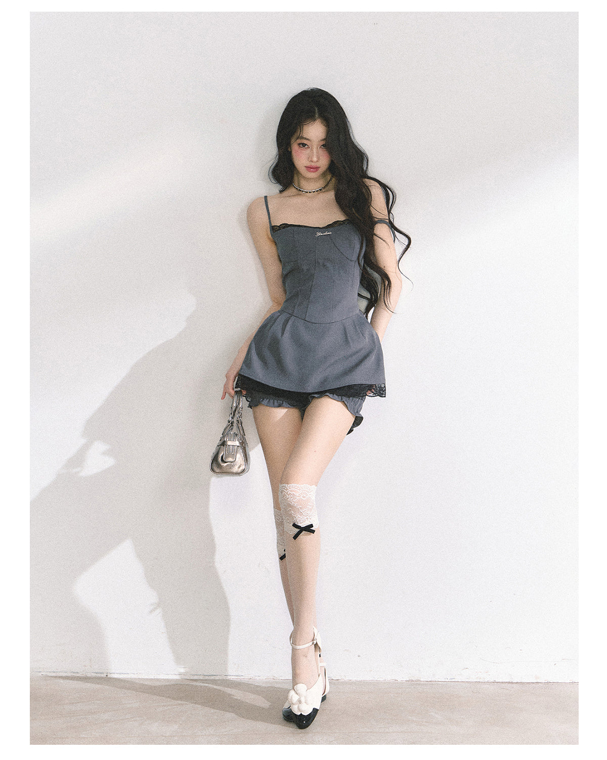 SHAOYEYAN Edgy Lace Slip Dress