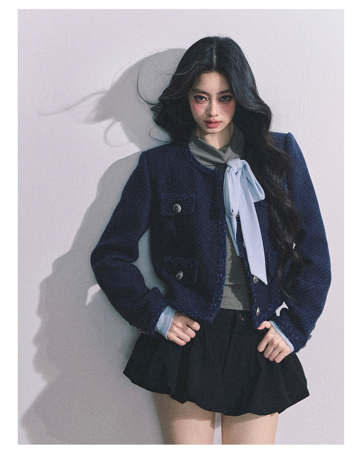 ShaoYeYan French Sweet Fragrance Island Loose Fit Tweed Jacket