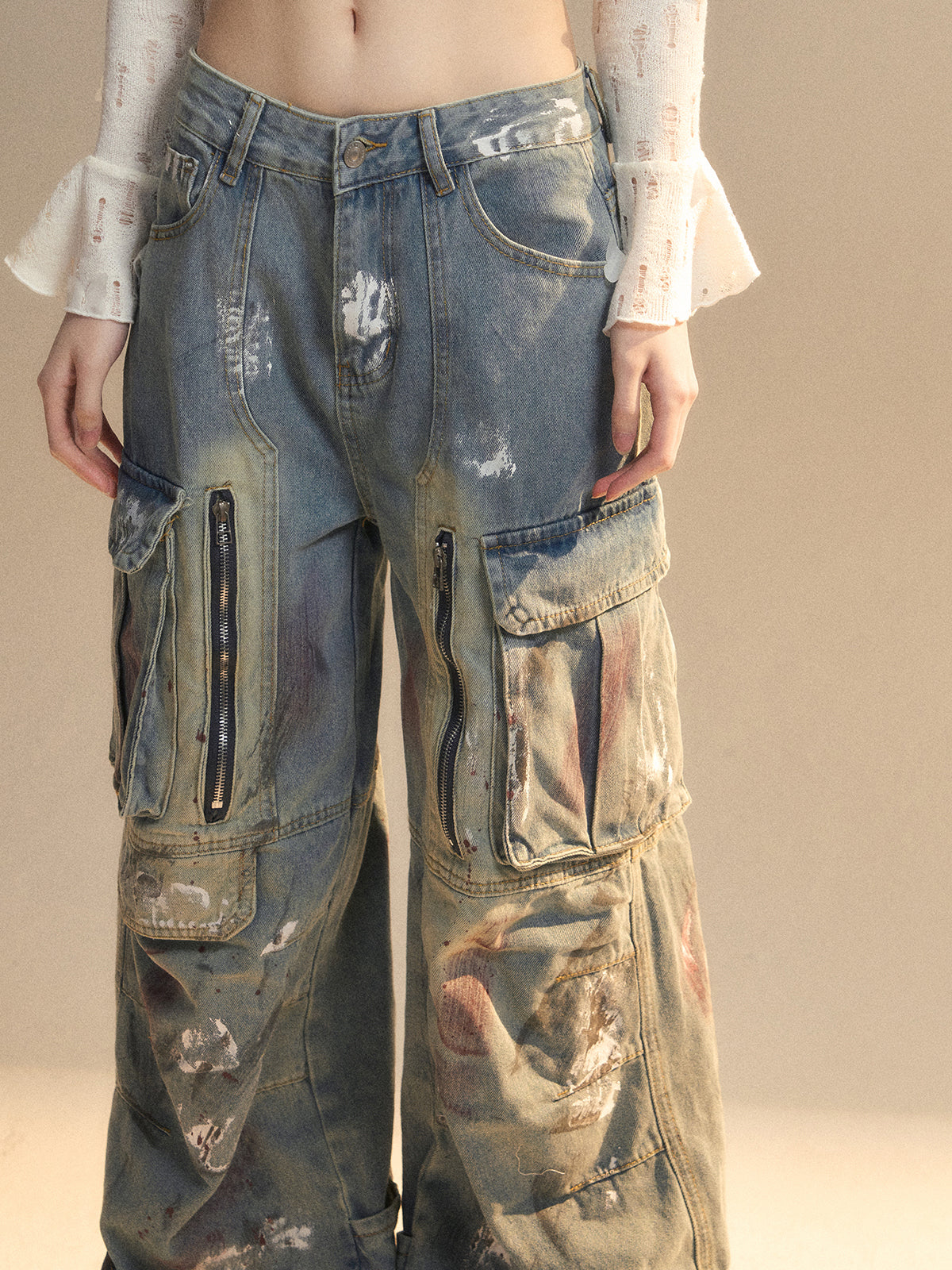 SHAOYEYAN Wide-Leg Jeans