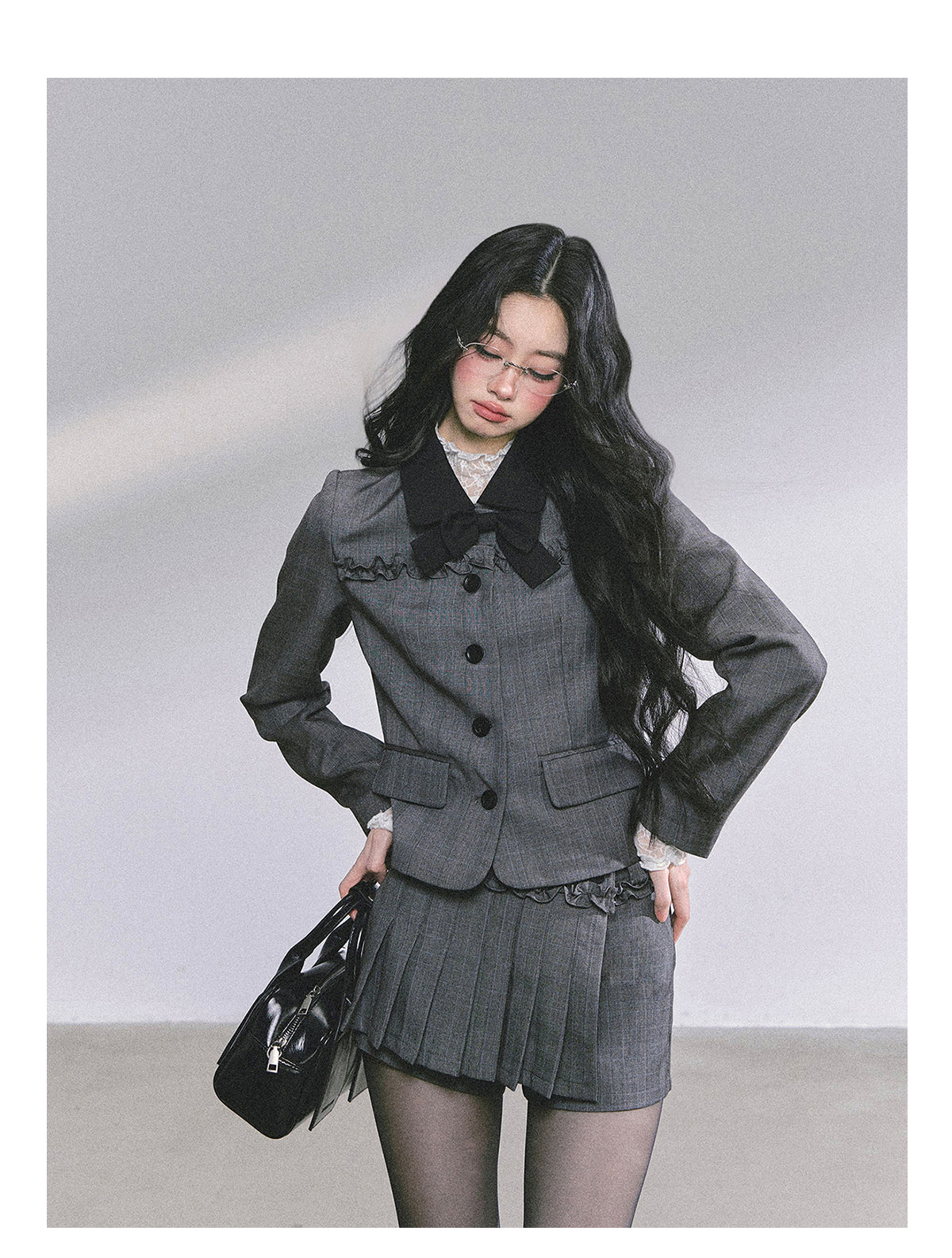 ShaoYeYan Miu-Inspired French Academy Style Two-Piece Set