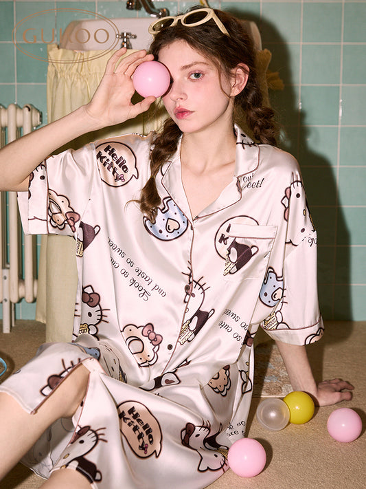 Gukoo Hello Kitty Sleepwear Set