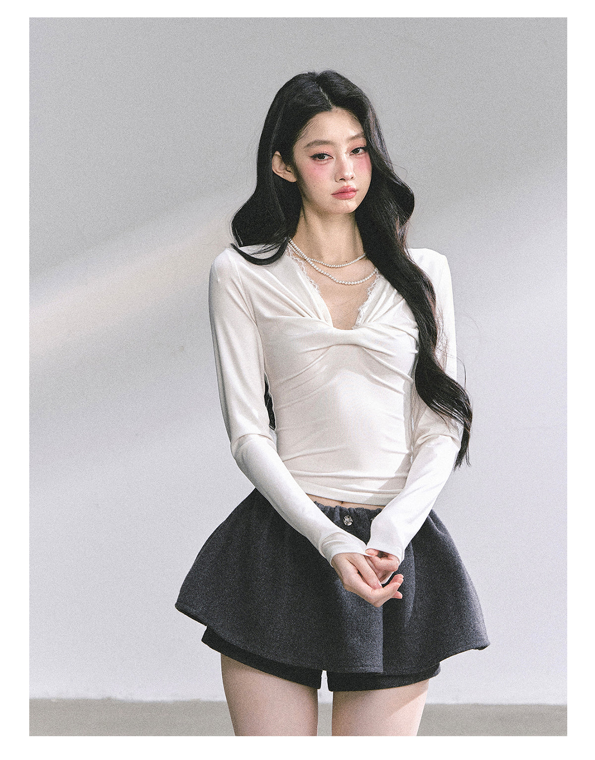 SHAOYEYAN Vintage White Moonlight Tee