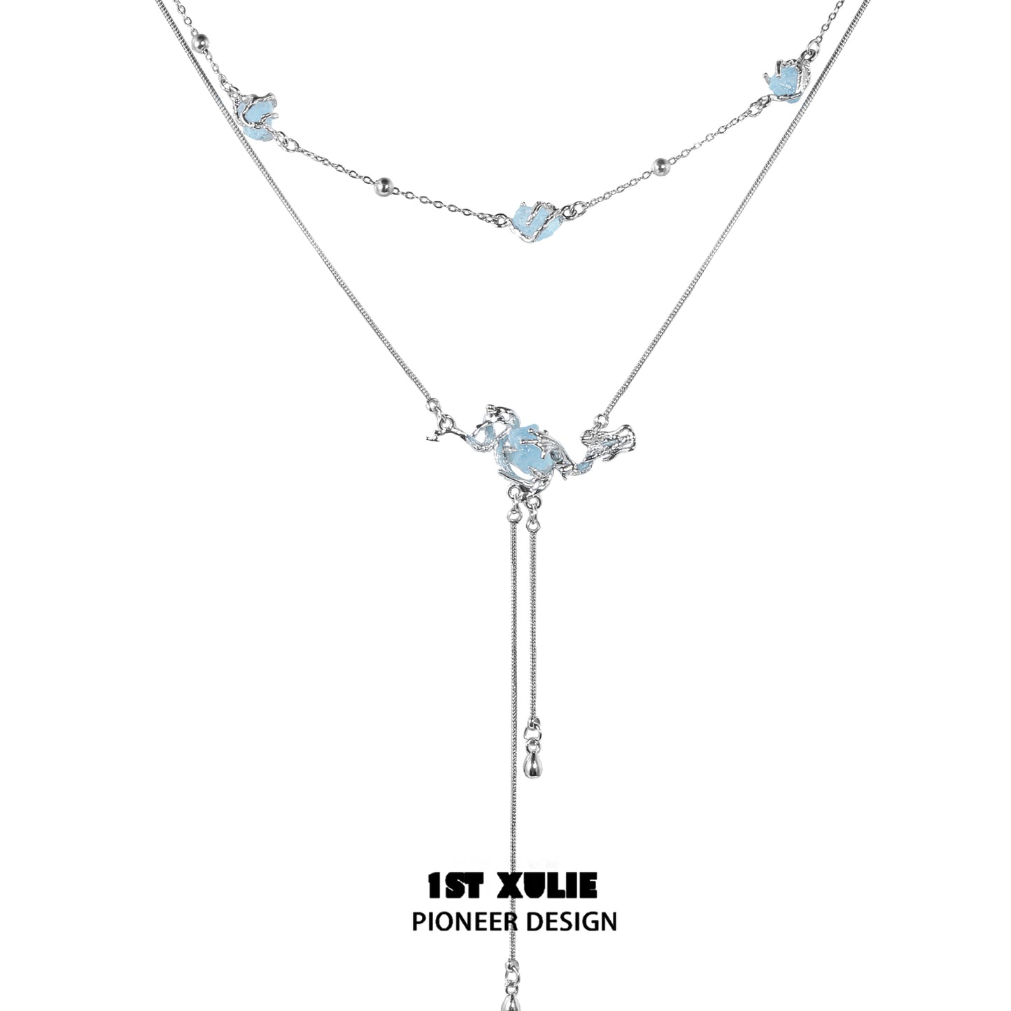 1STXULIE Spirit Dragon Silver Jewelry Collection