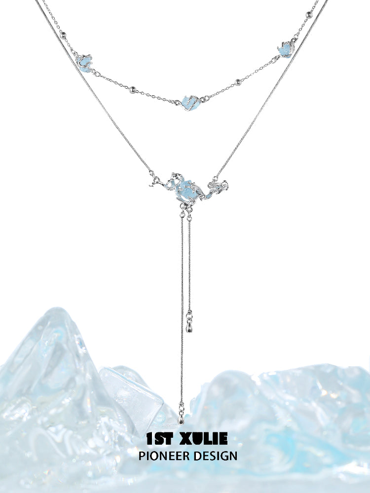 1STXULIE Spirit Dragon Silver Jewelry Collection