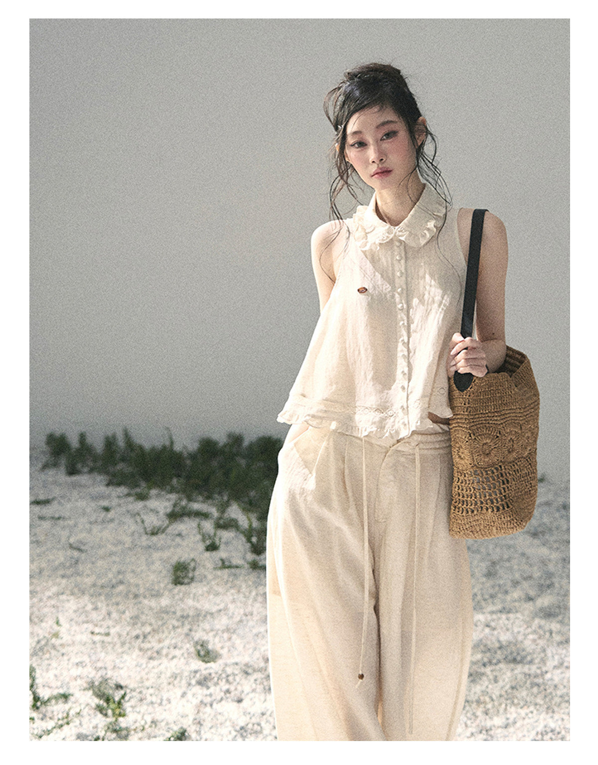 ShaoYeYan Aomalm Soft Cloud French Lace Set