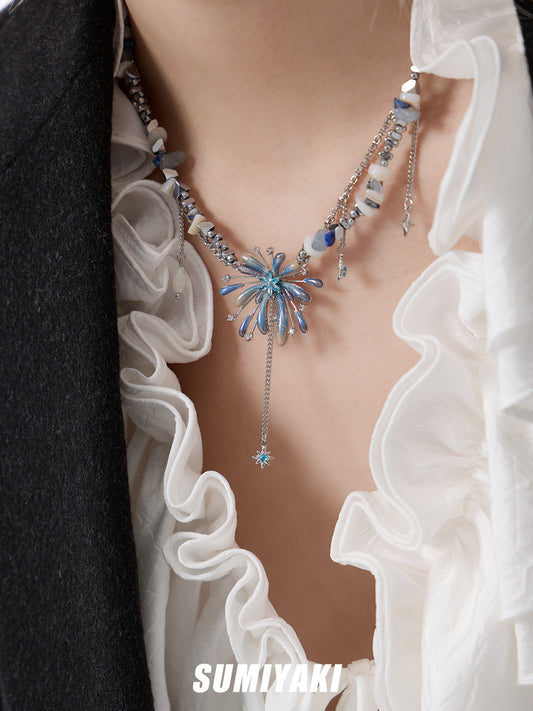 SUMIYAKI Fireworks Fringe Necklace