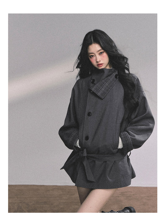 ShaoYeYan Vienna Trench Coat French British Style Luxury Blazer